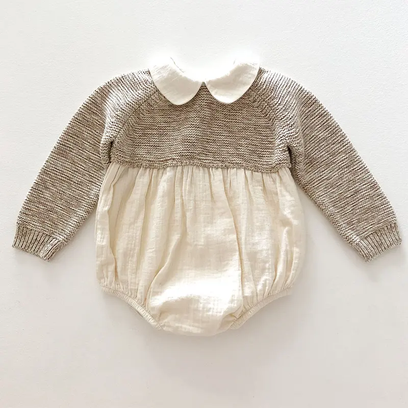 Romper Combi Knit Naturel