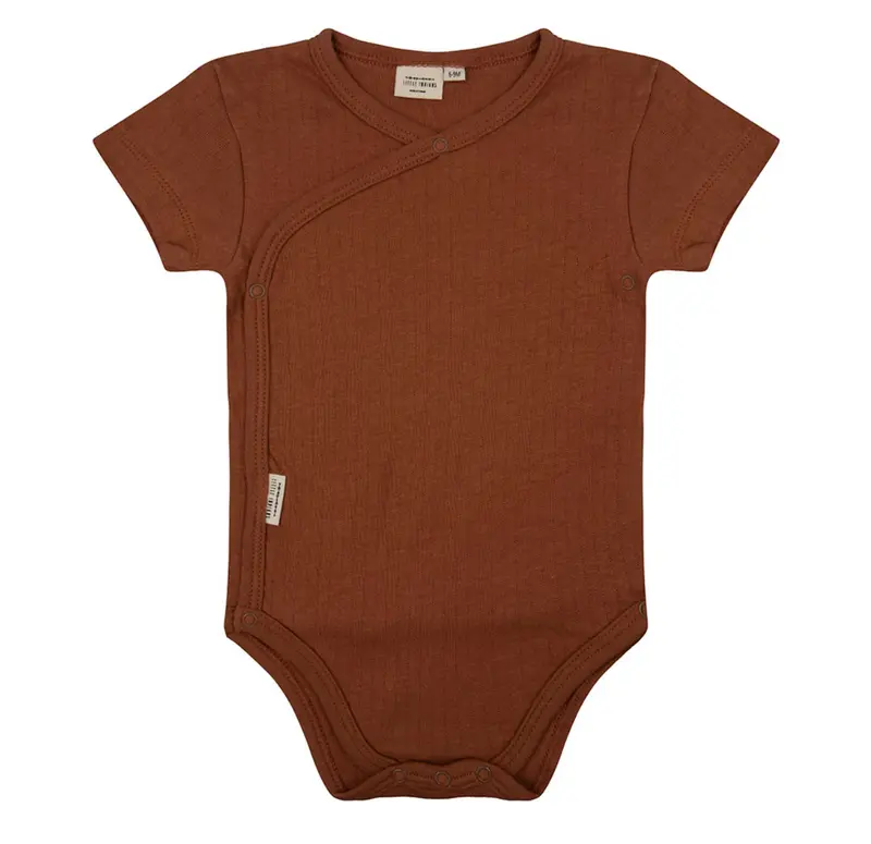 Romper Korte Mouw - Amber Brown