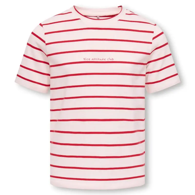 Rood met wit gestreept t-shirt Helle
