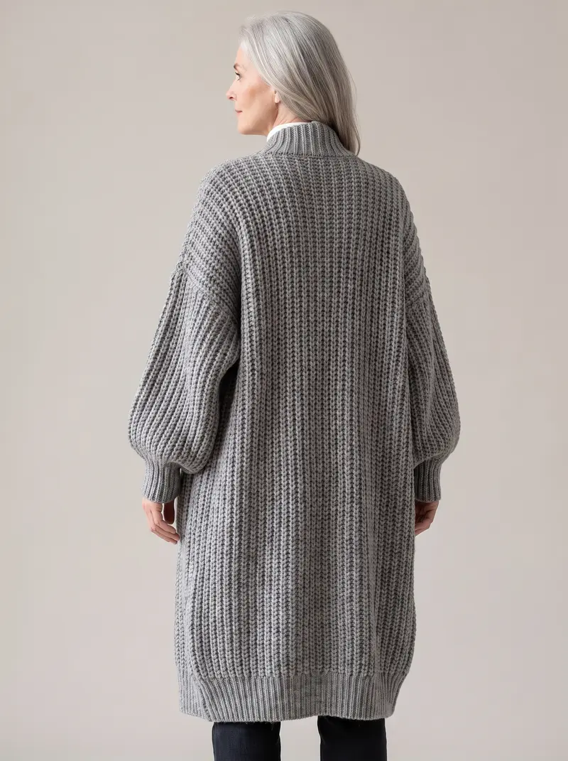 Rosalienne - Weichgriffiger Longcardigan