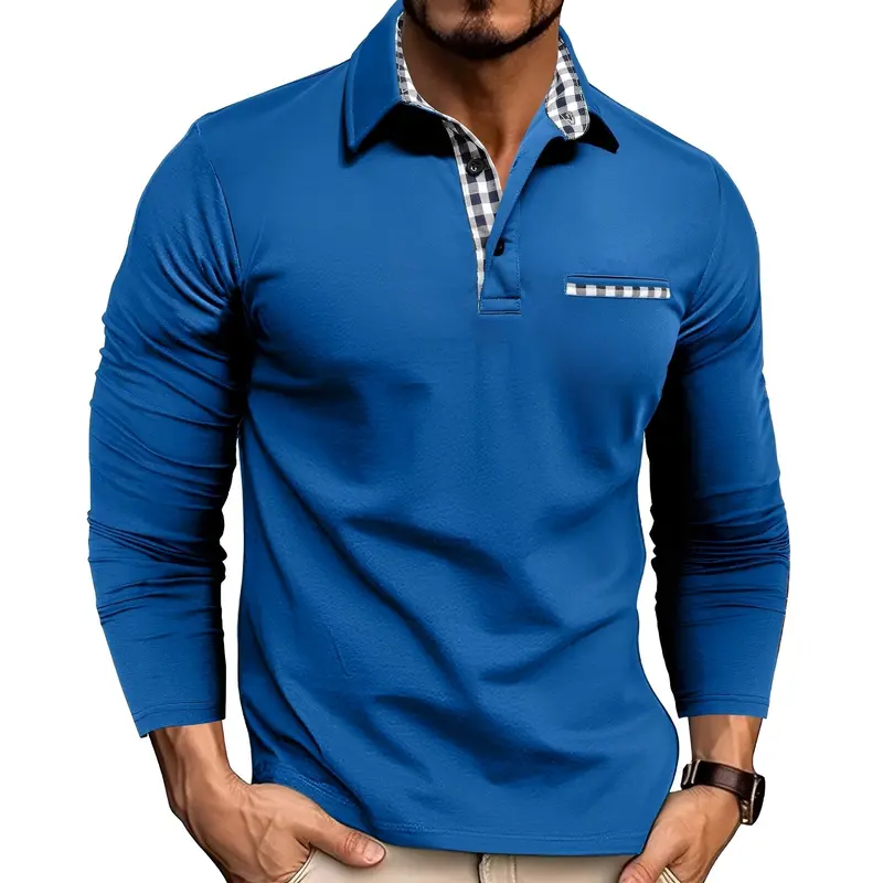Rupert - Bequemes Herren-Langarm-Poloshirt