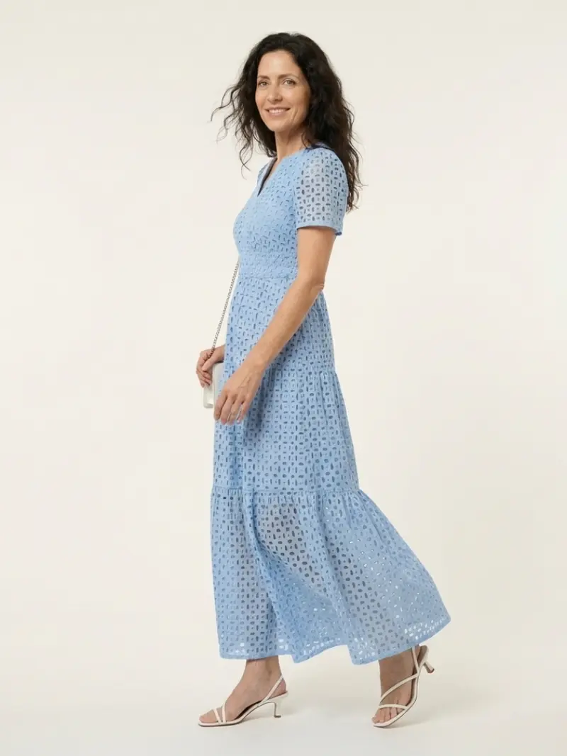 Sabine | Bequemes Midikleid mit lockerer Passform