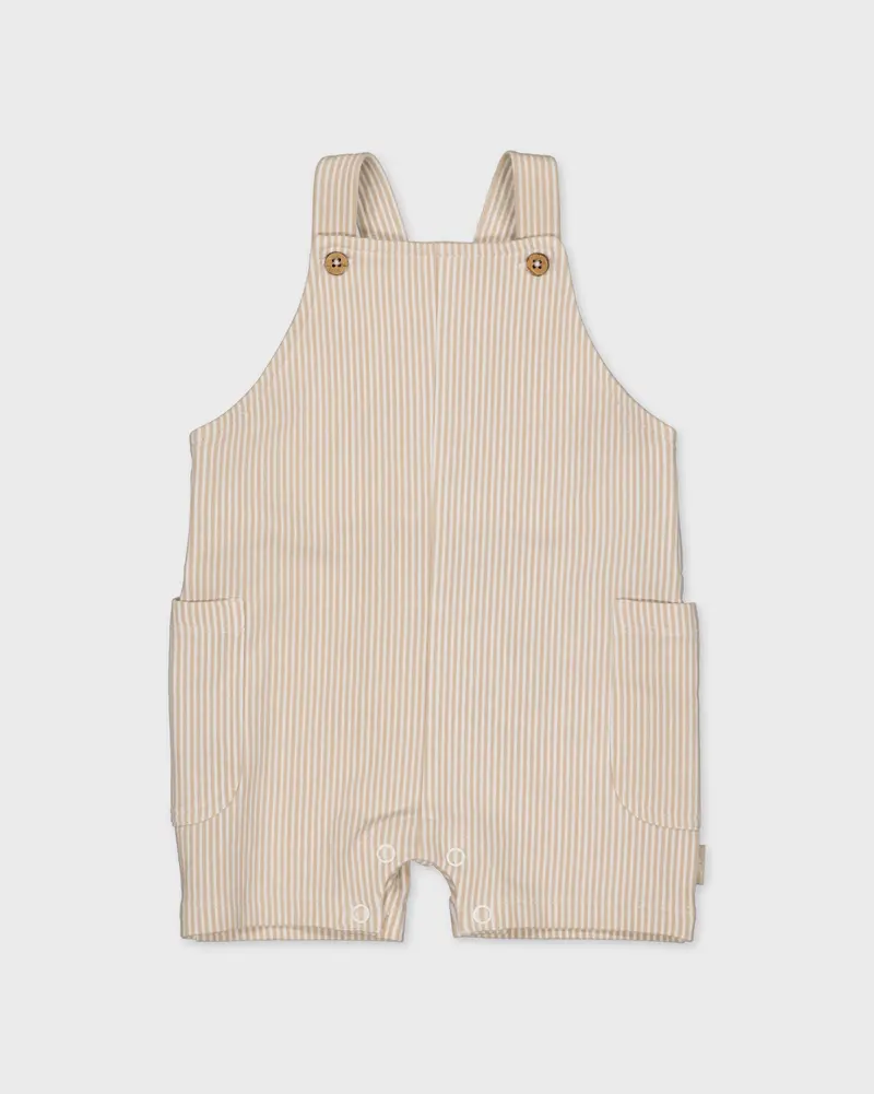 Salopette gestreept | AOP Taupe Stripe