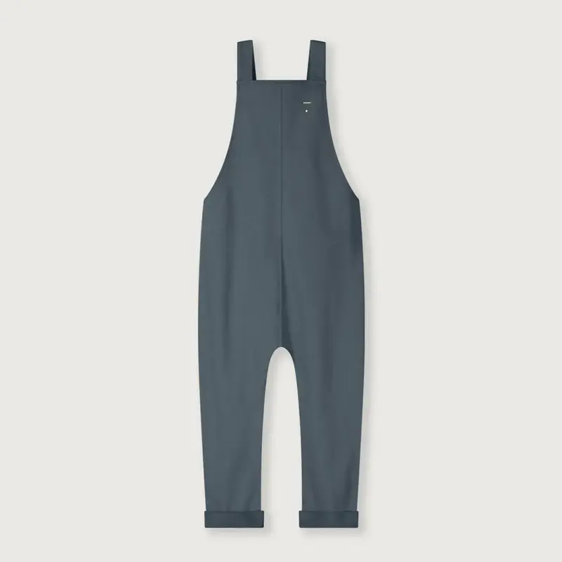 Salopette With Seam Blue Grey
