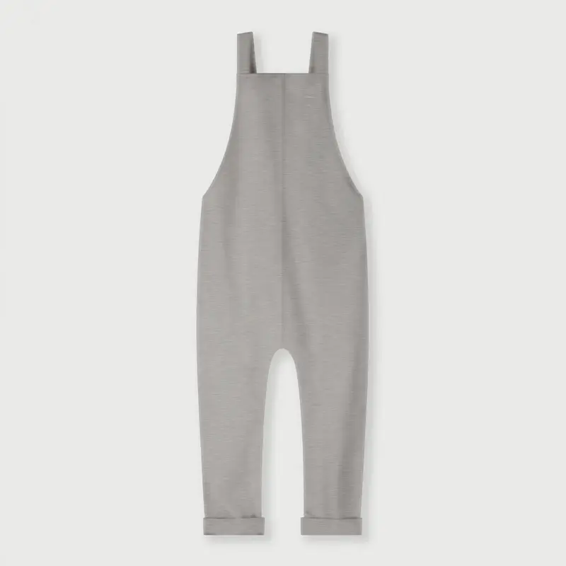 Salopette With Seam Grey Melange