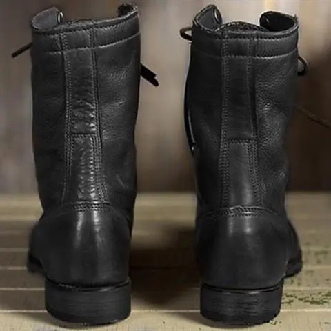Sam | Casual Schnürstiefeletten mit Niedriger Absatz