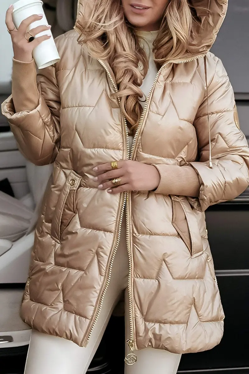 Sandra | Damen Lässige Langärmlige Baumwolljacke