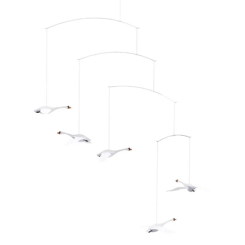 Scandinavian Swans Mobile