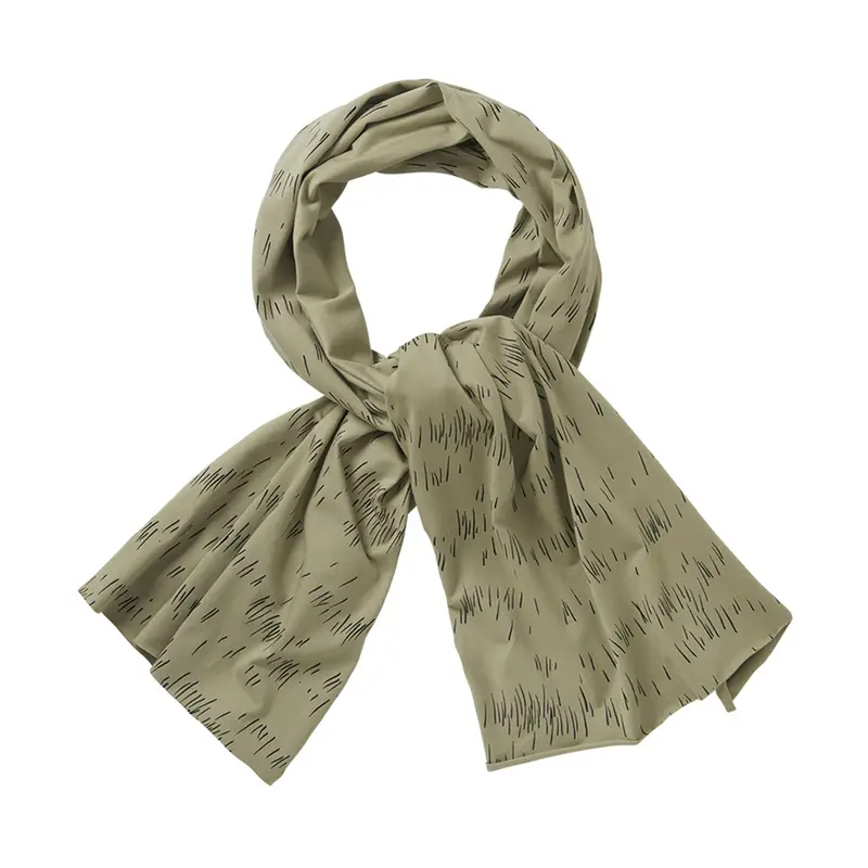 Scarf XL Grass Print Oak