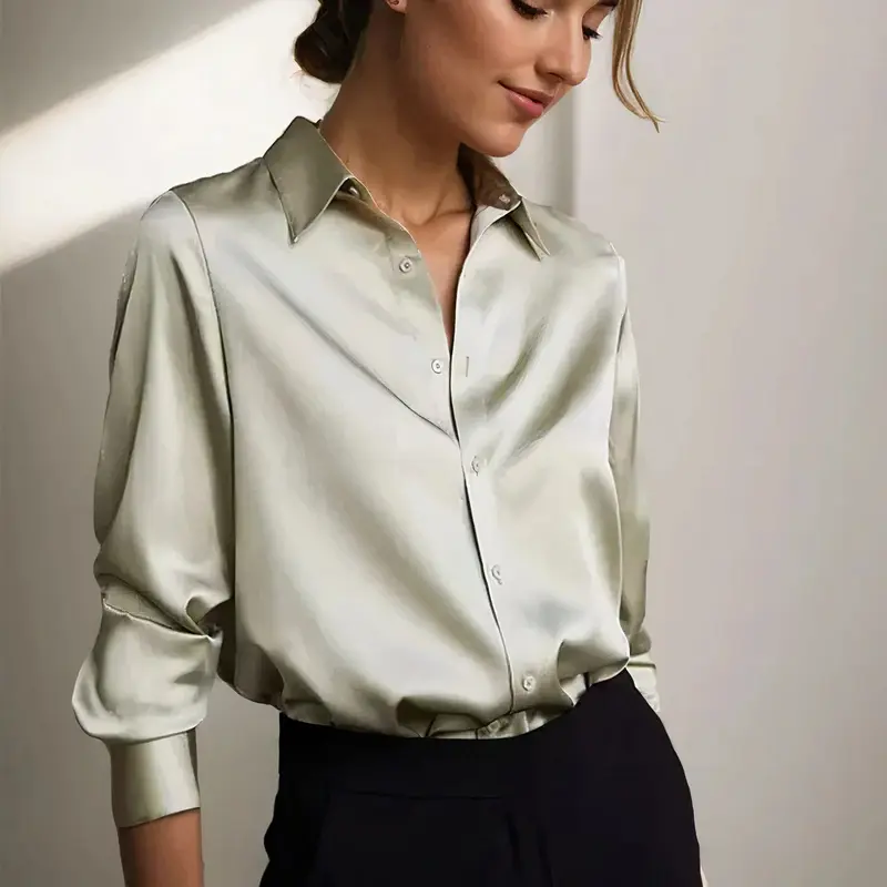 Scarlett | Kragen Durchgeknöpft Bluse