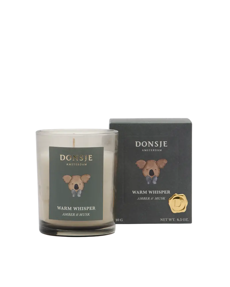 Scented Candle – Warm Whisper | Amber + Musk