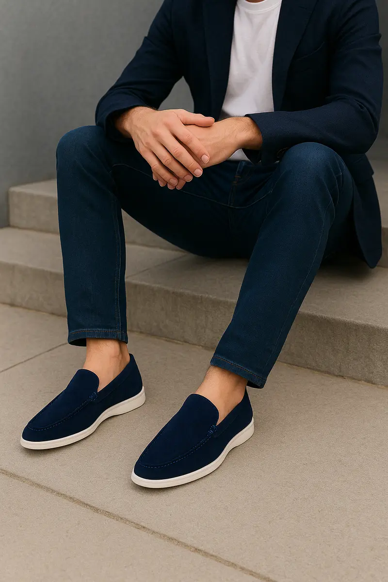 Schicke Wildleder-Loafer