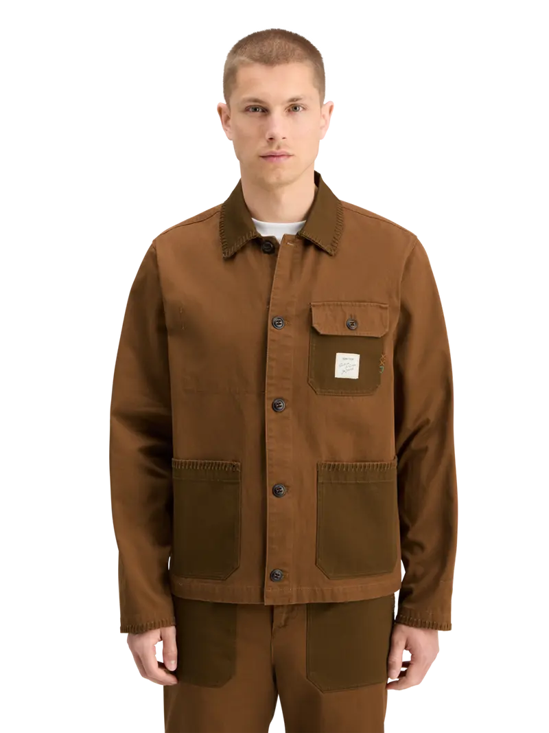 Scotch & Soda x Joe Jonas Twill Worker Chore Jacket
