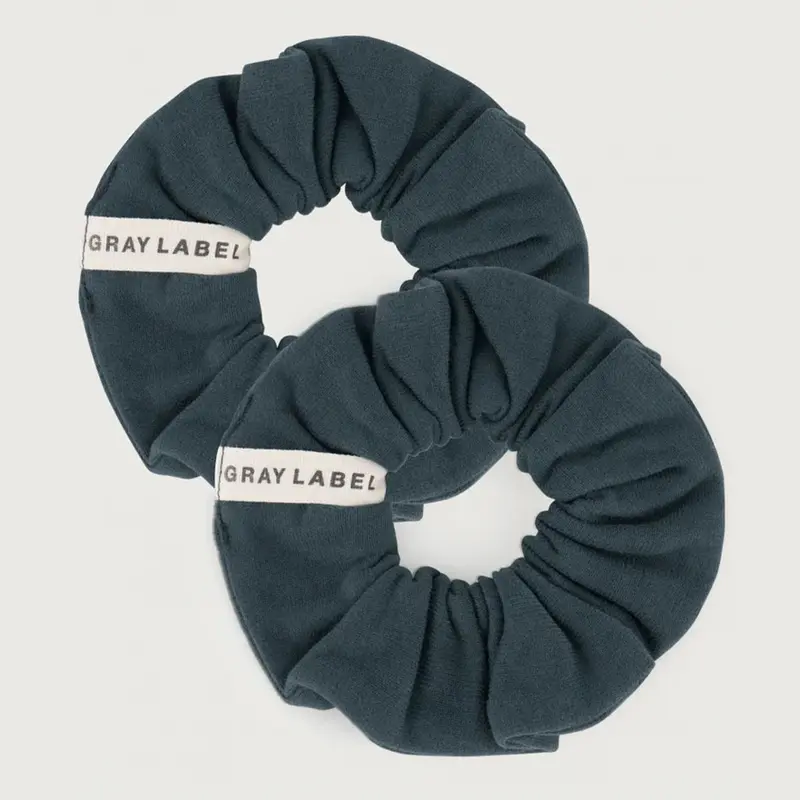 Scrunchie Blue Grey 2-PACK