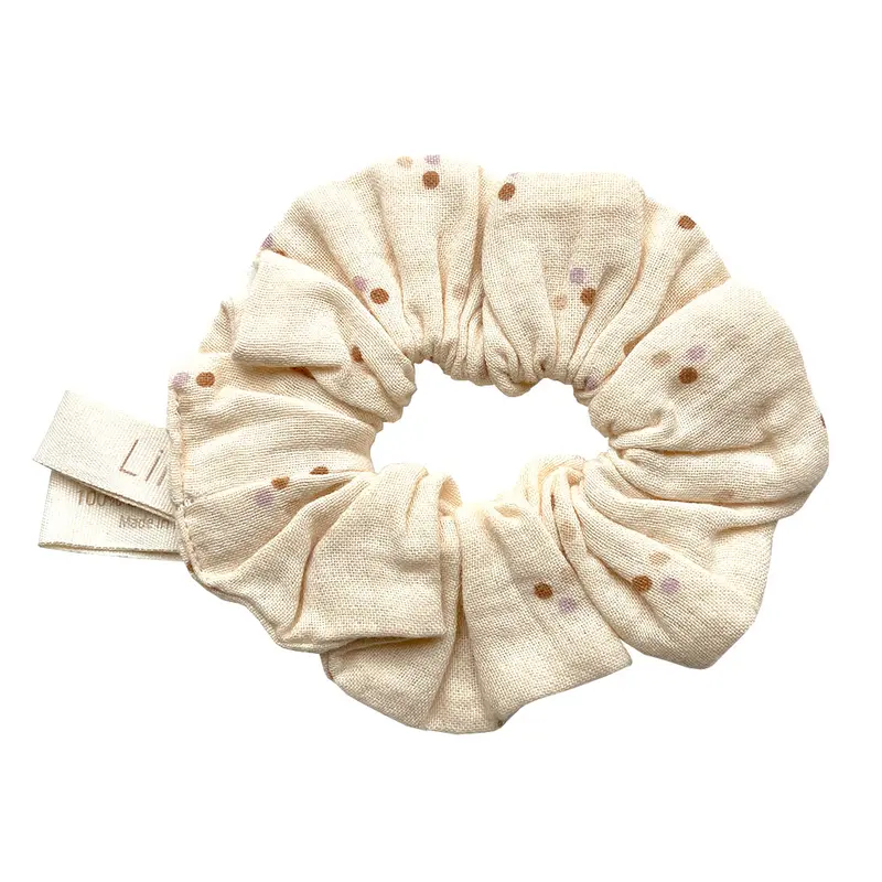Scrunchie Dots Pearled Ivory