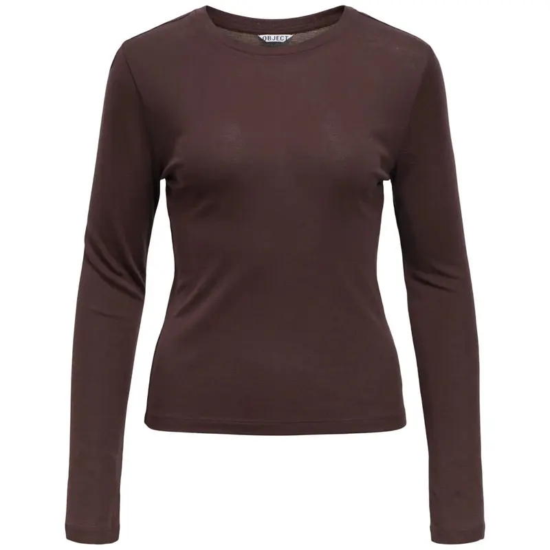 Seal Brown regular longsleeve top Alma