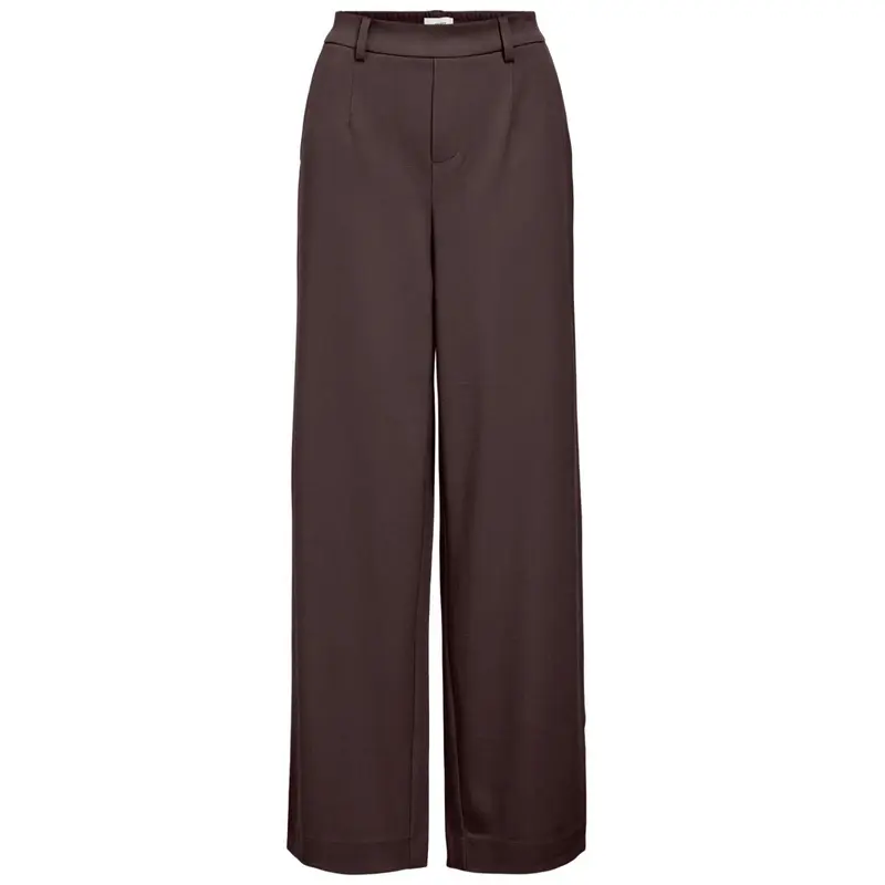 Seal Brown wide fit pantalon Lisa