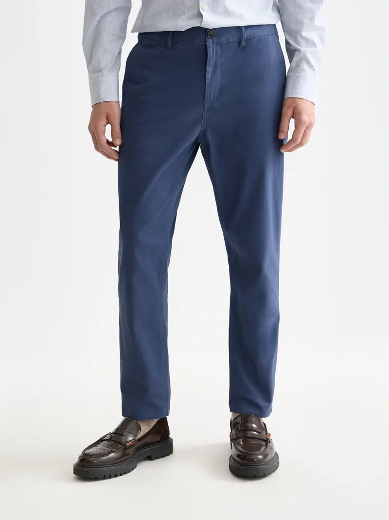 Seasonal Essentials —  Drift Stretch Cotton Blend Twill Chino