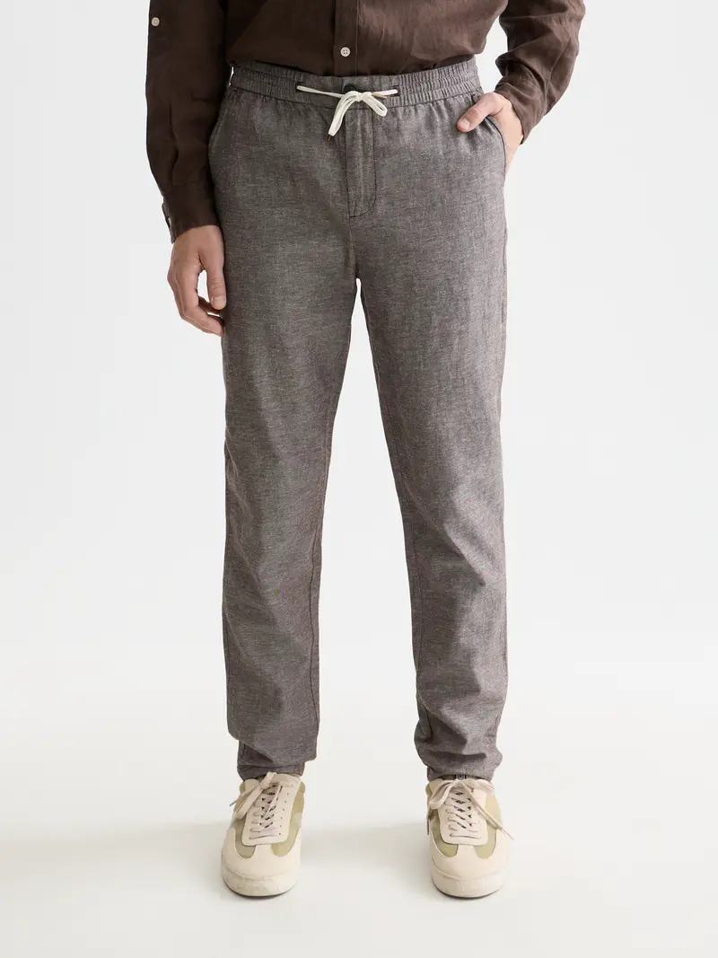 Seasonal Essentials —  Warren Cotton Linen Jogger