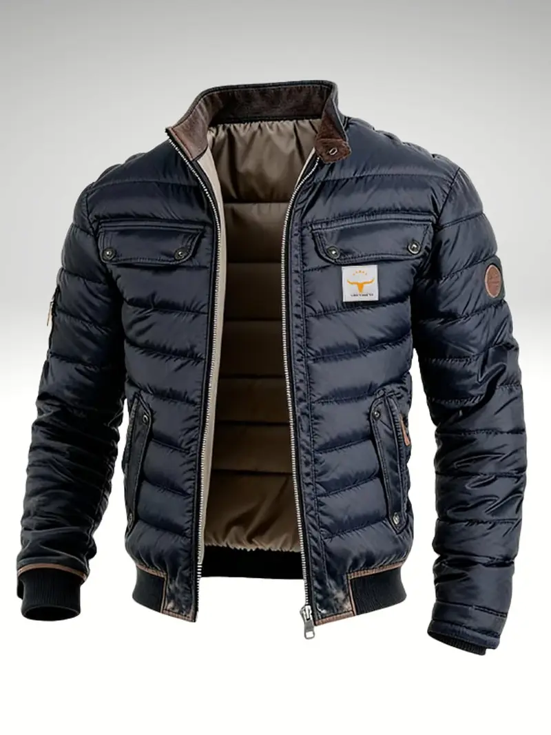 Sebastian | Herren Gefütterte Steppjacke Winter