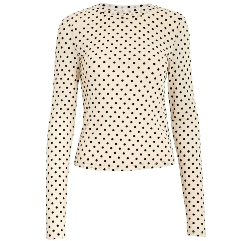 Seedpearl Cream met polkadot top Rolo