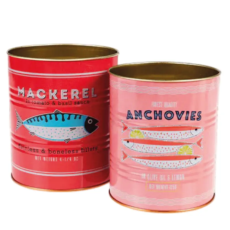 Set of 2 XL Storage Bins Fish