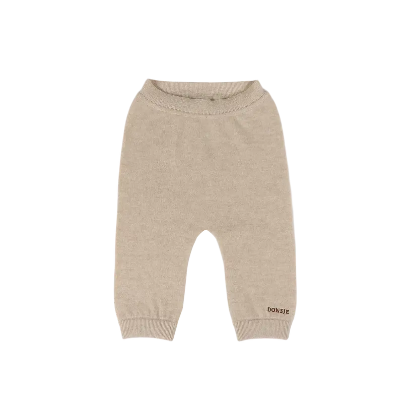 Sevijn Cashmere Wool Trousers | Soft Sand Melange