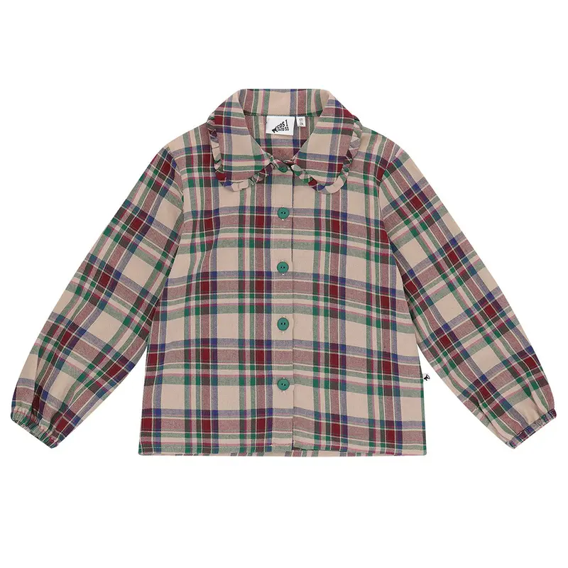 Shirt Frill Plaid