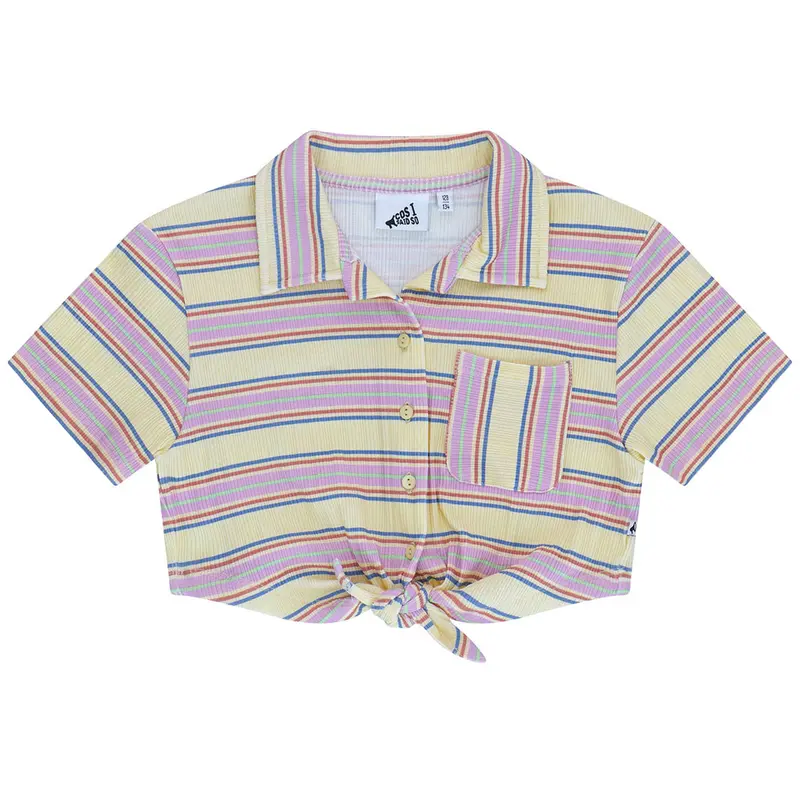 Shirt Knot Striped Rib