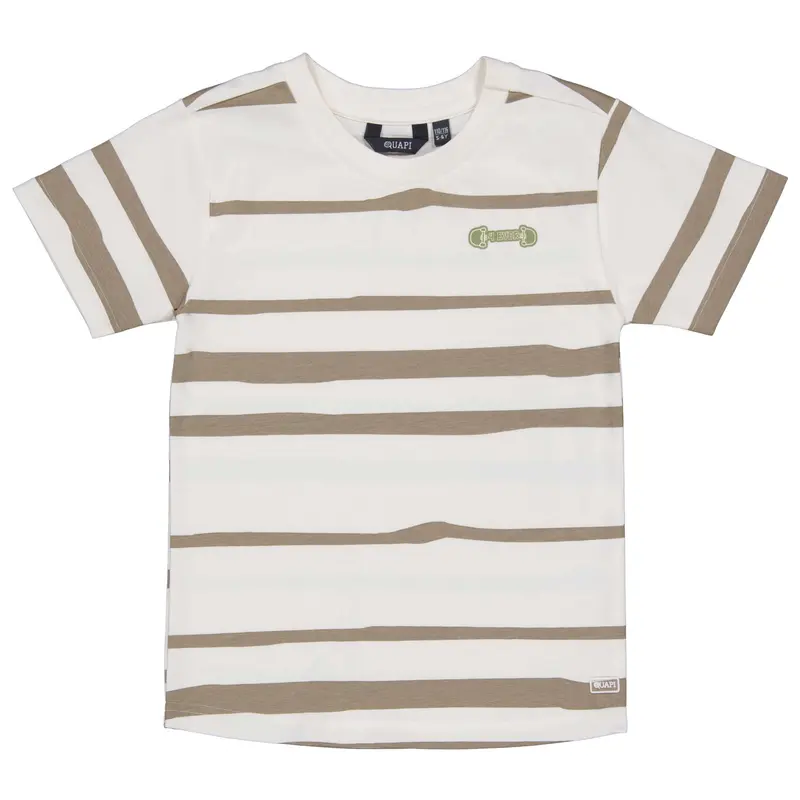 Shirt Wit met strepen | AOP Sand Stripe
