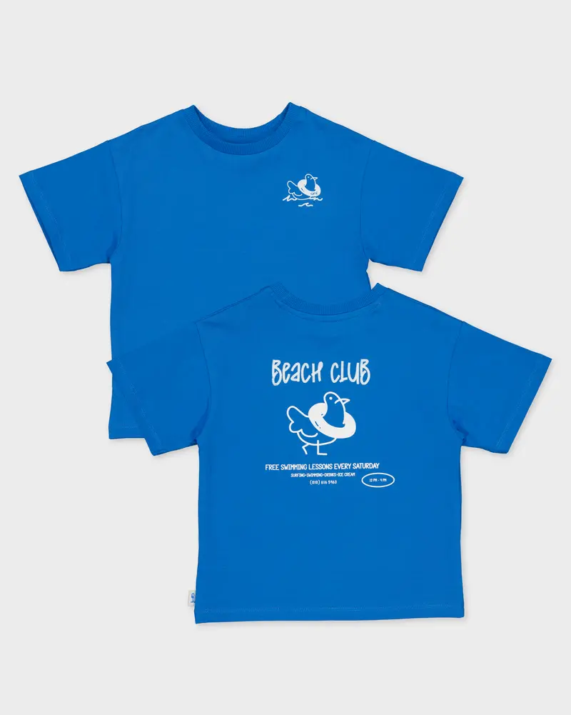 Shirt wit | Royal Blue