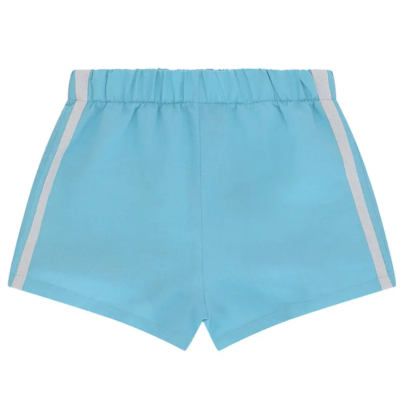Short Linen Turquoise