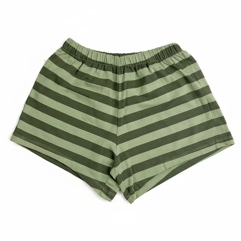 Short Olive Stripe