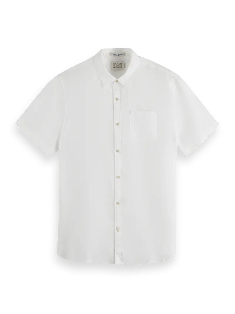 Short Sleeve Linen Shirt