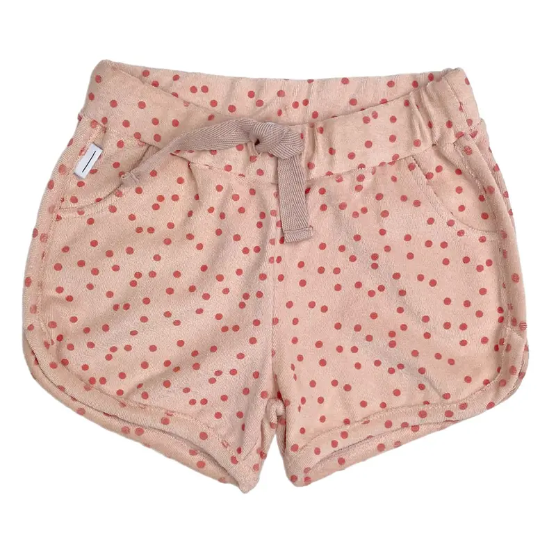 Short Toweling Coral Dot