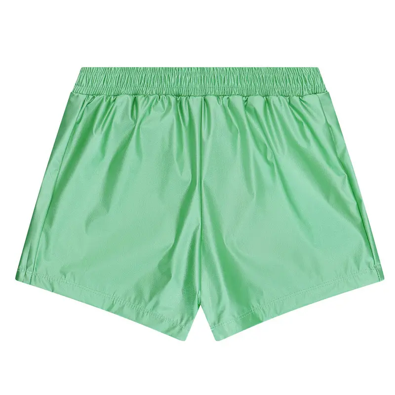 Short Vegan Leather Green