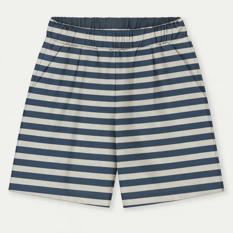 Shorts Bermuda Blue Grey Off White