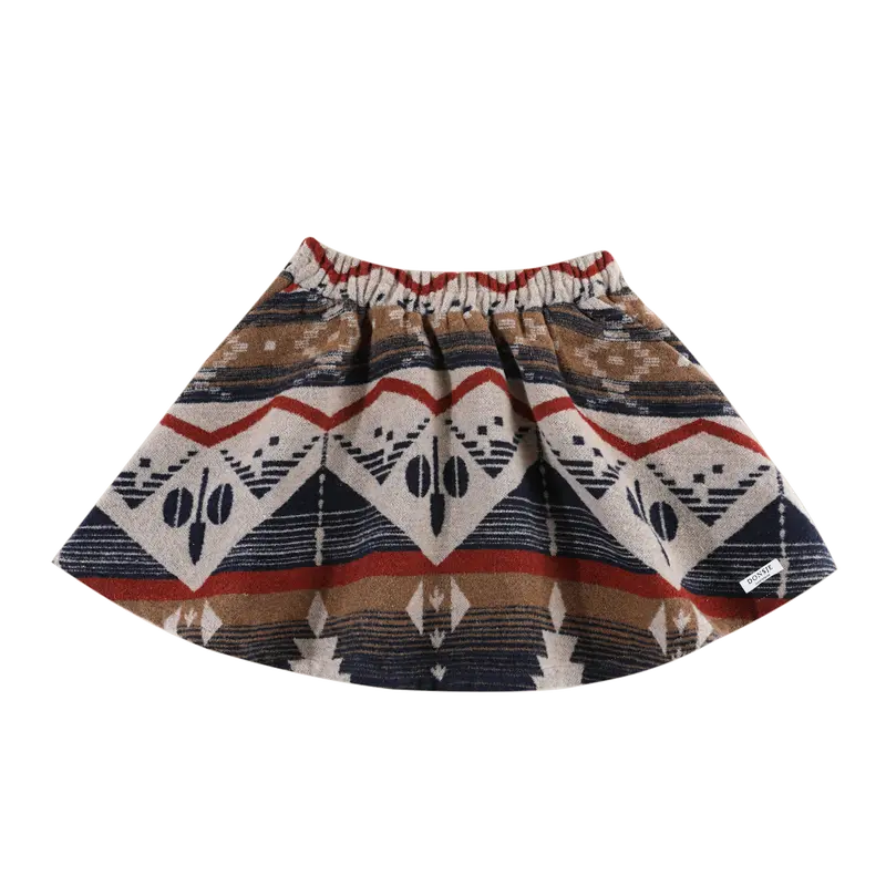 Siessie Skirt | Blue Marine Melange