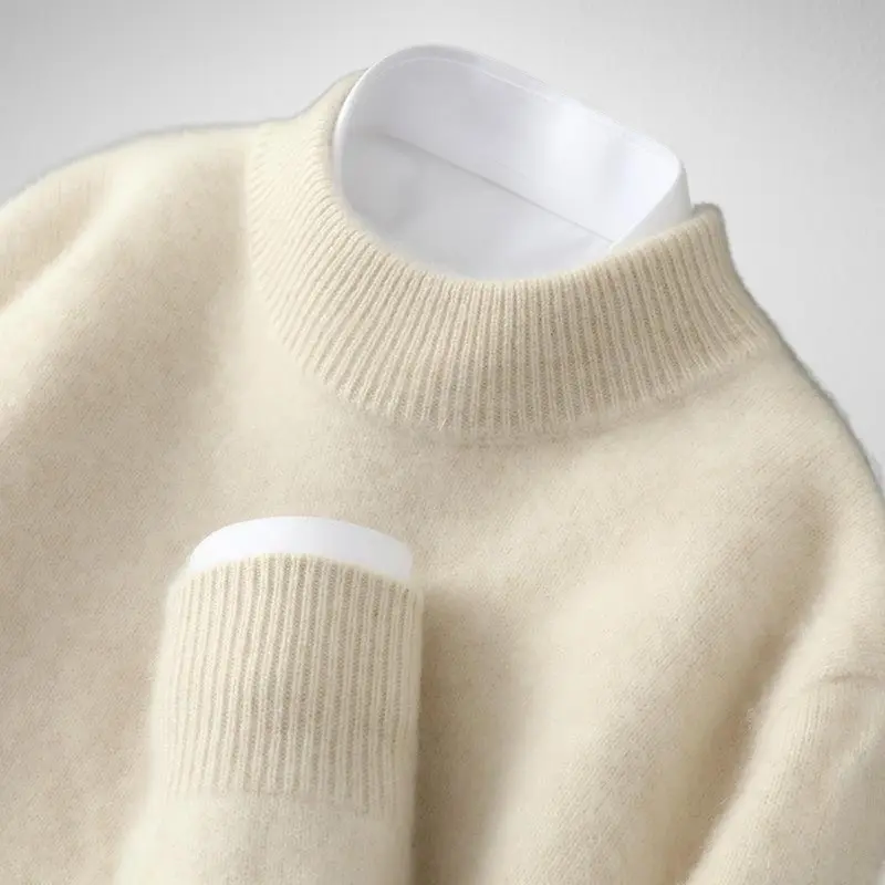 Siglinde | Damen Strickpullover Rundhals Pullover