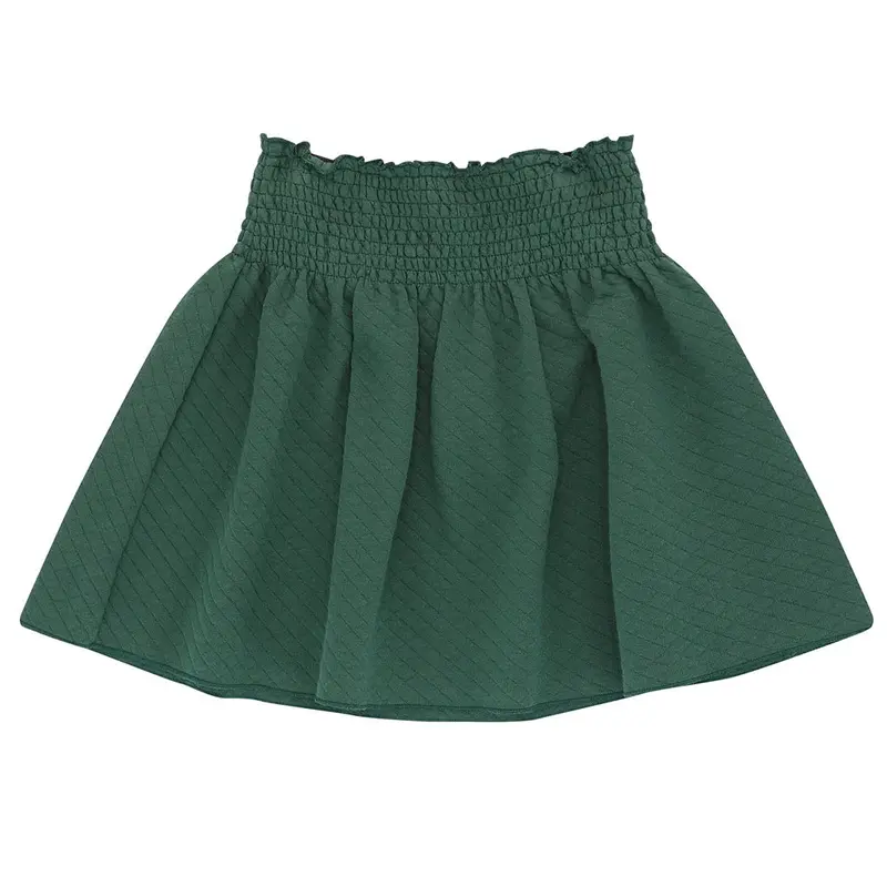Skirt Quilted Knit Green