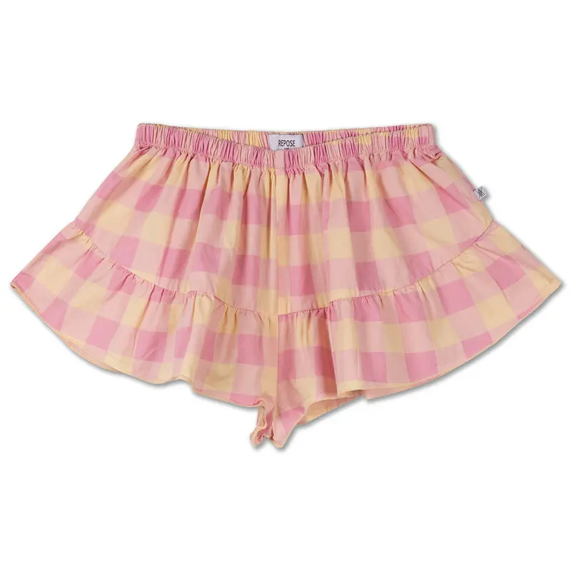 Skirt Short Sand Pink BB Check