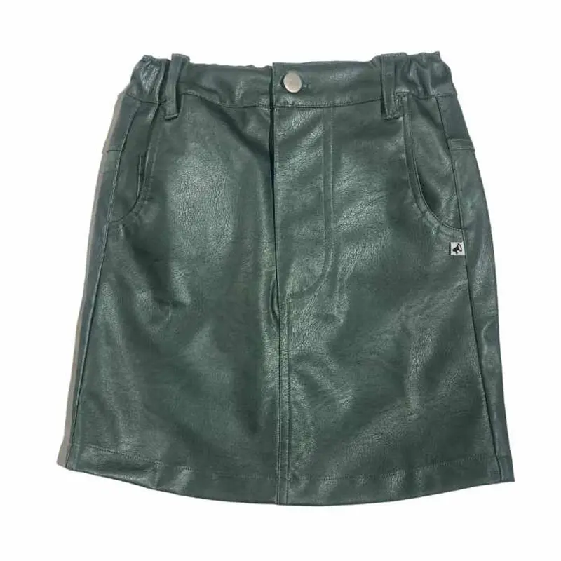 Skirt Vegan Leather Green
