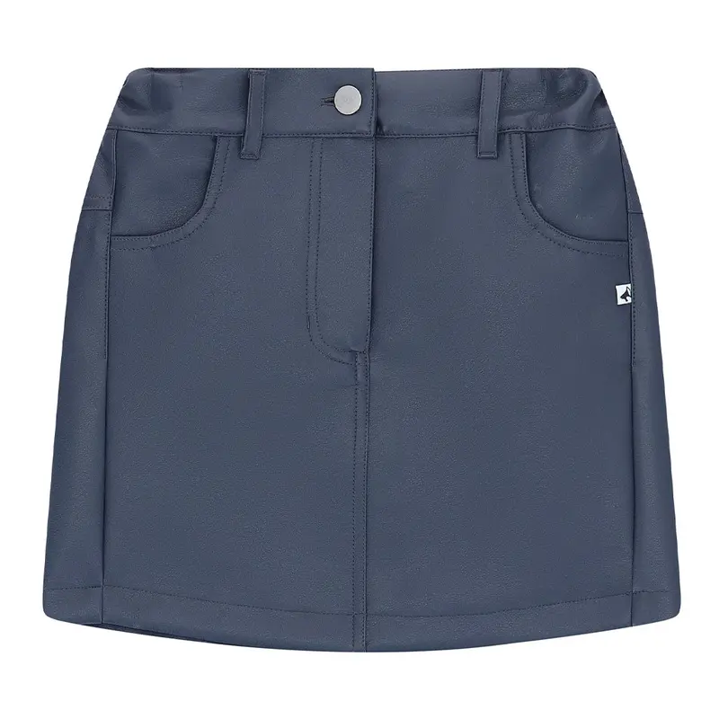 Skirt Vegan Leather Navy