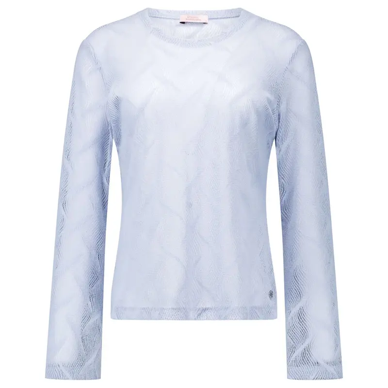 Sky Blue lace top Reagan Flaire