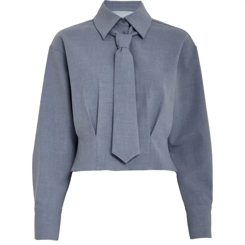 Skyway Blue shirt met kraagje Emmely