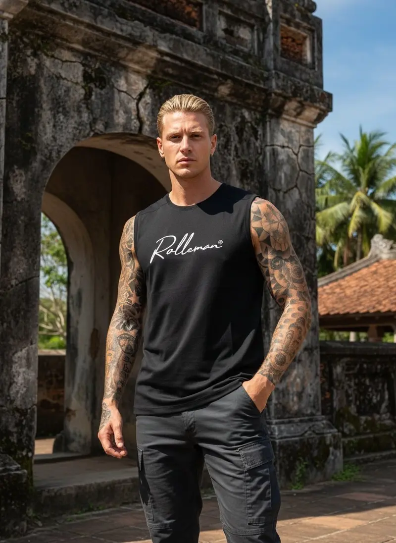 Sleeveless - Heren Tanktop ROLLEMAN® Active-Dry Performance