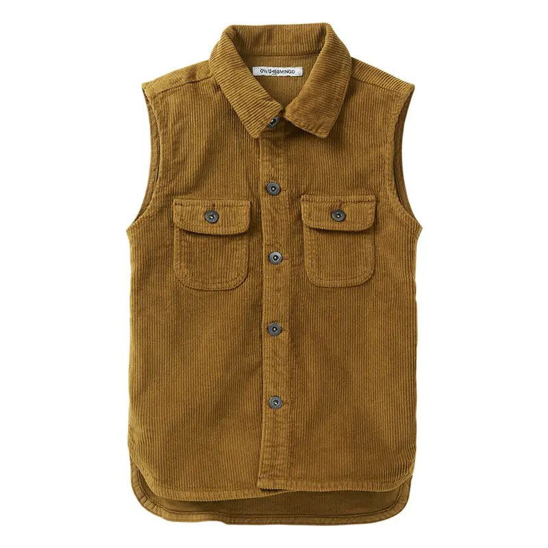 Sleeveless Shirt Ochre