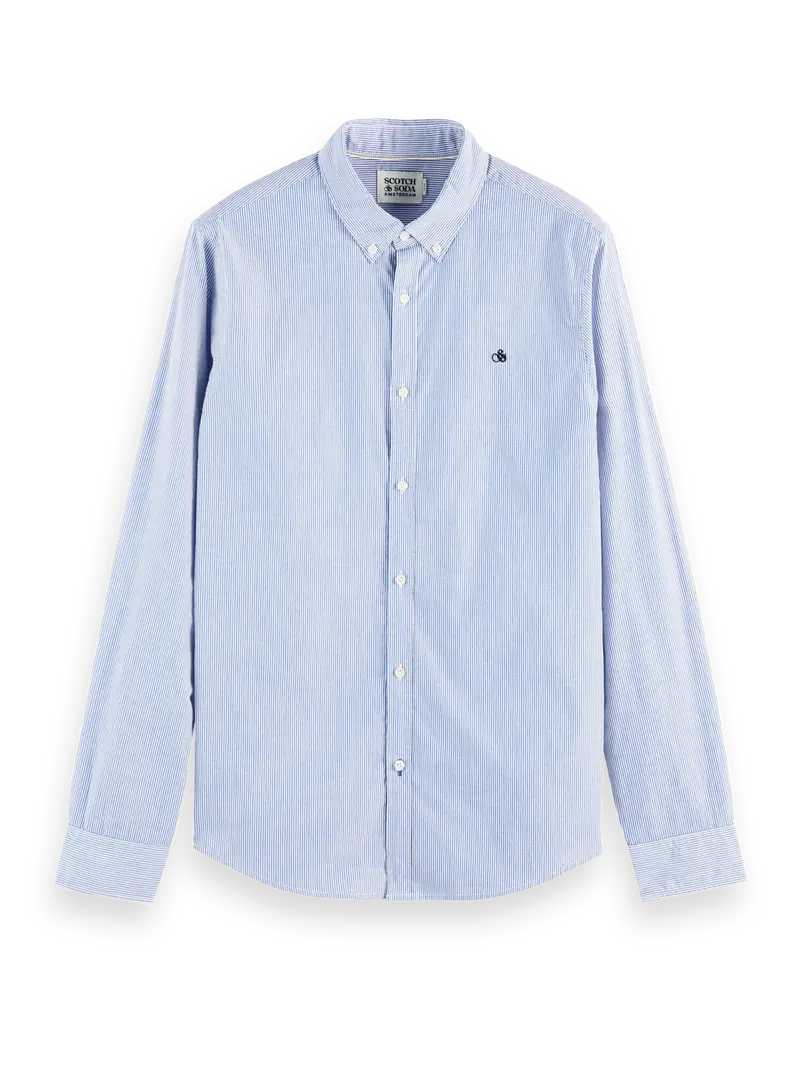 Slim Fit Oxford Button Down Shirt