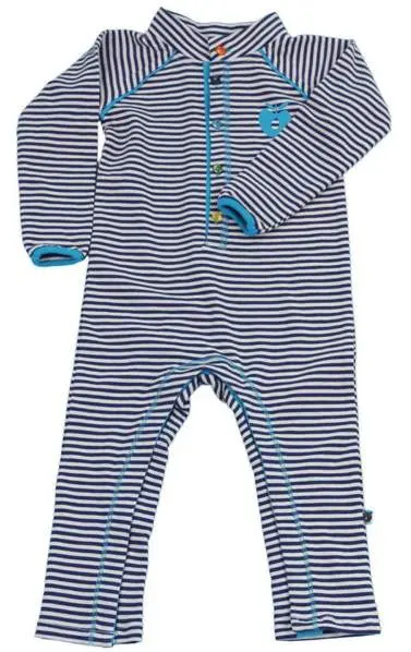 Smafolk - Blauw wit gestreept 'boeven' pak