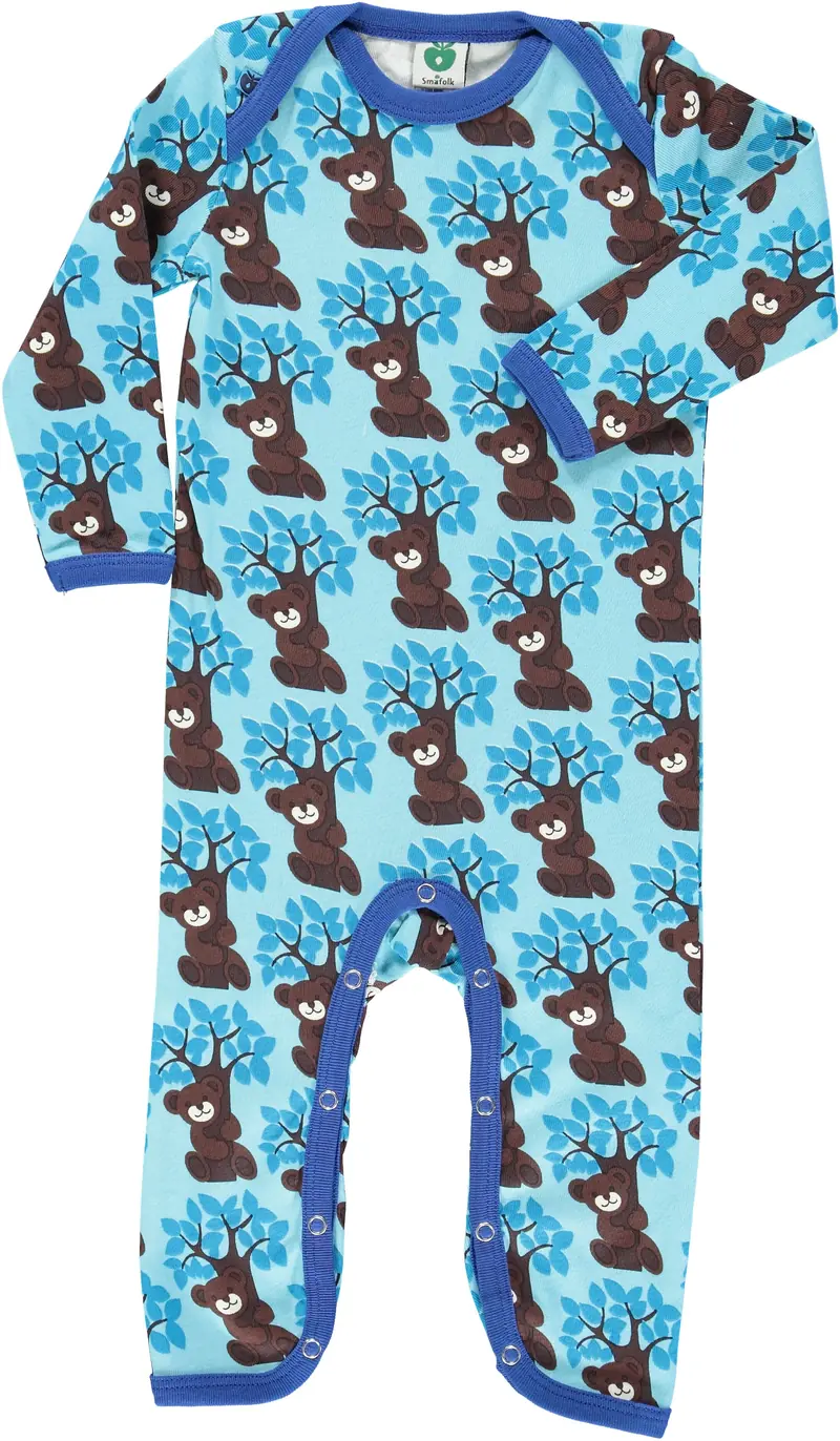 Smafolk Jumpsuit Blue Trees & Bears